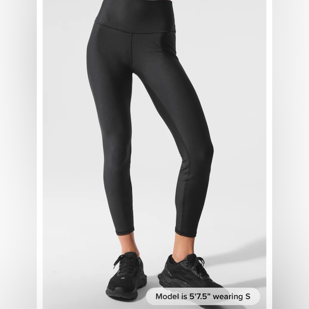 ALO Yoga 7/8 High Waist Airlift Leggings/Black Size Small - Picture 3 of 9